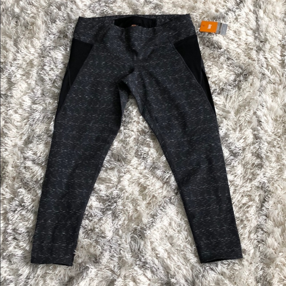 Lucy grey and white mesh leggings